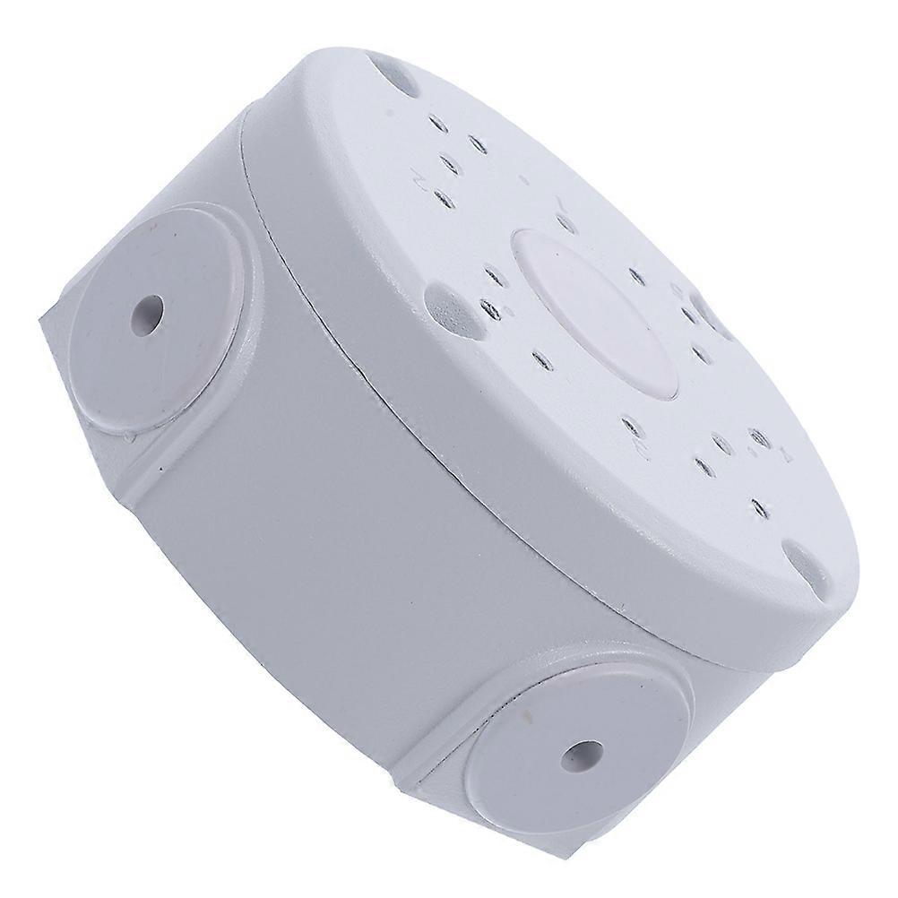 White Security Camera Junction Box for Cable Hiding and Weatherproofing