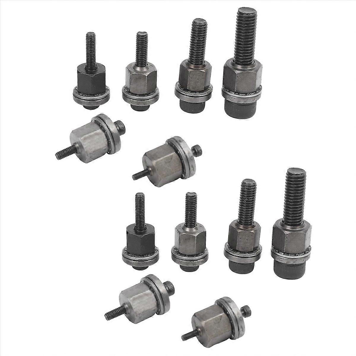 12Pcs Hand Rivet Nut Head Nuts Simple Installation Manual Riveter Rivnut Tool Accessory for Nuts M3 