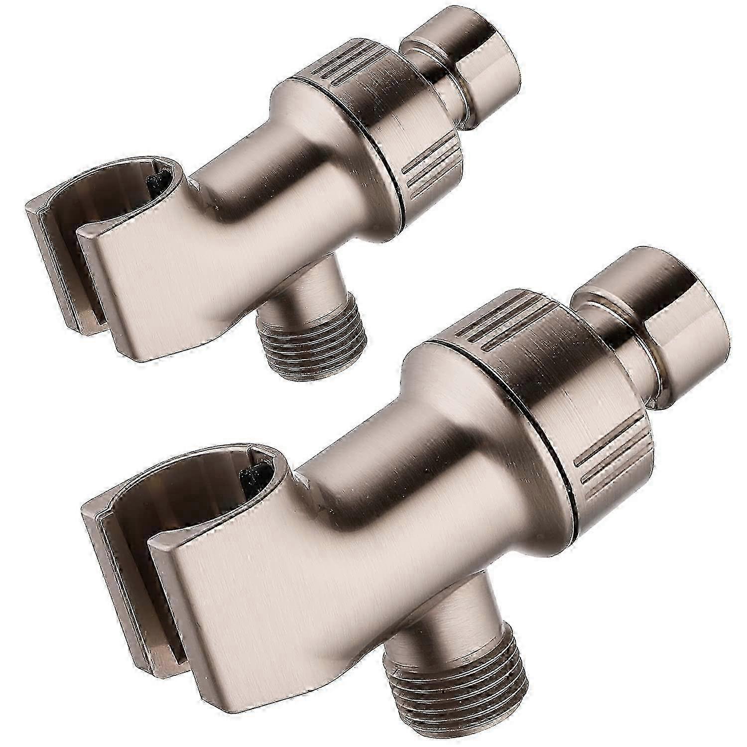 w Universal Brass Shower Head Holder Adjustable Wall Mount for Bathrooms