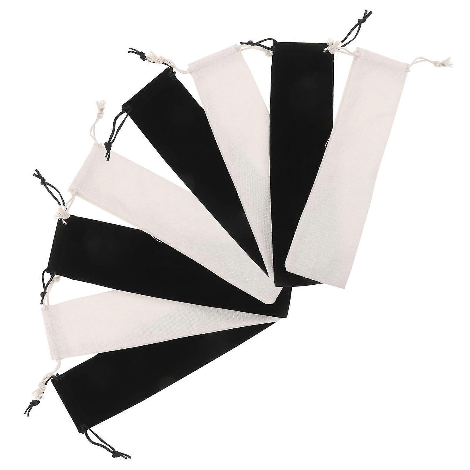 Travel Drawstring Pouch for Outdoor Straw Carrying Case 20Pcs Kit