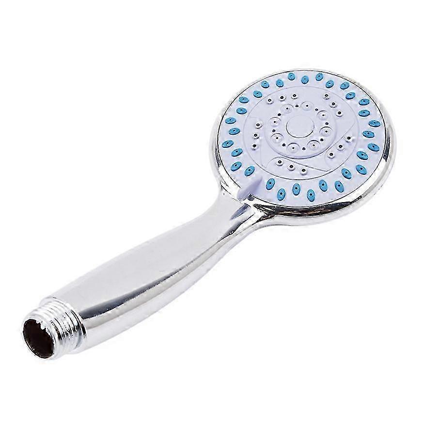ABS Handheld Shower Head Silver with Water-saving Spray