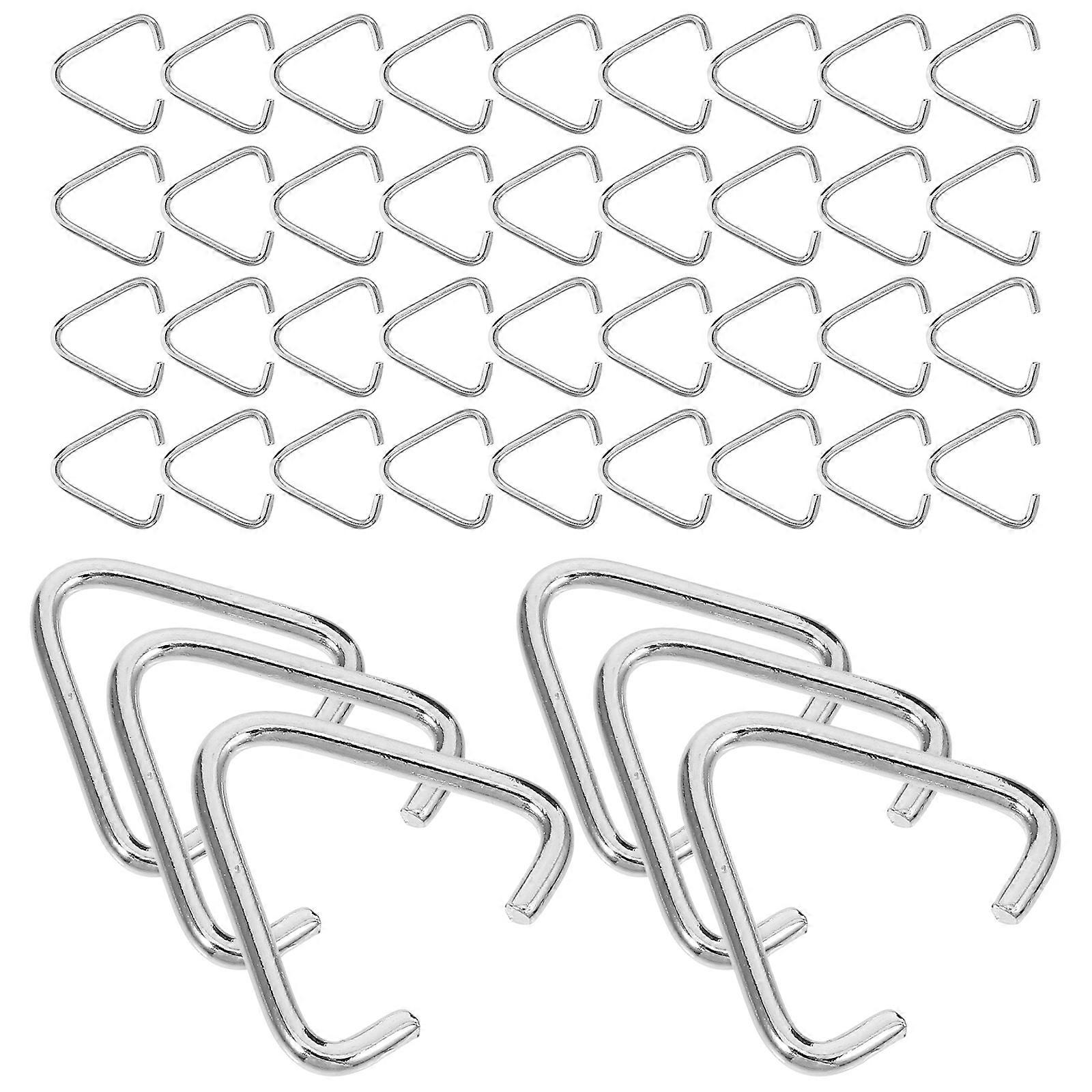 Silver Triangle Ring Buckles Iron 100Pcs for Jewelry Making DIY
