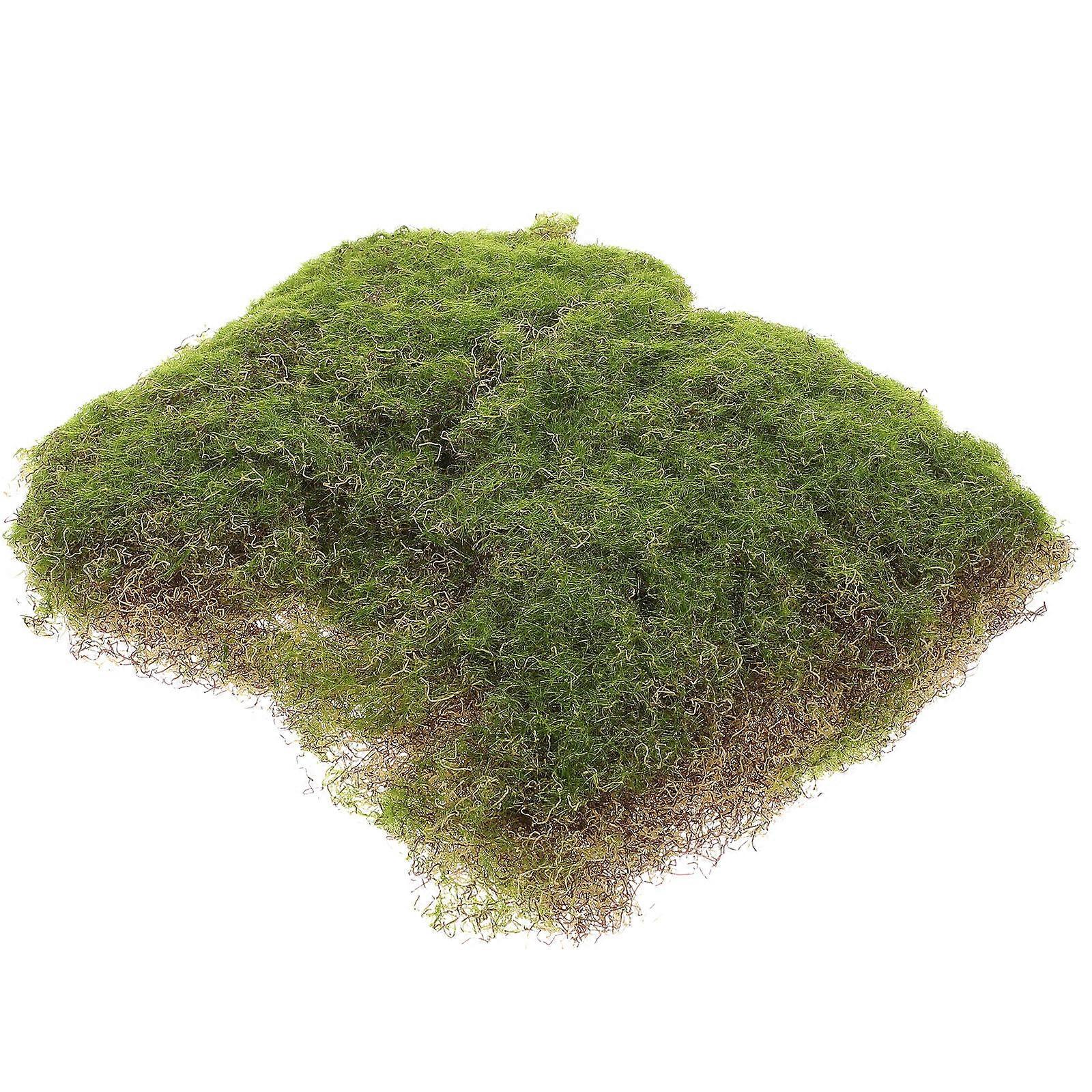 Artificial Moss Turf Simulation Mat for Decor 2Pcs Green Fake Moss