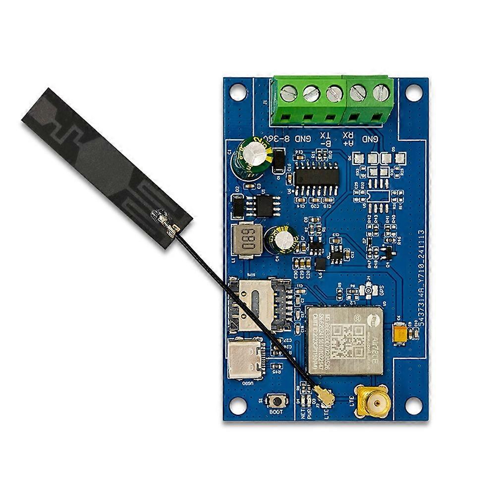 Air780E 4G to RS232 Module Data Transmission DTU Module USB5V/DC8-36V Support AT Firmware and LUATOS Development