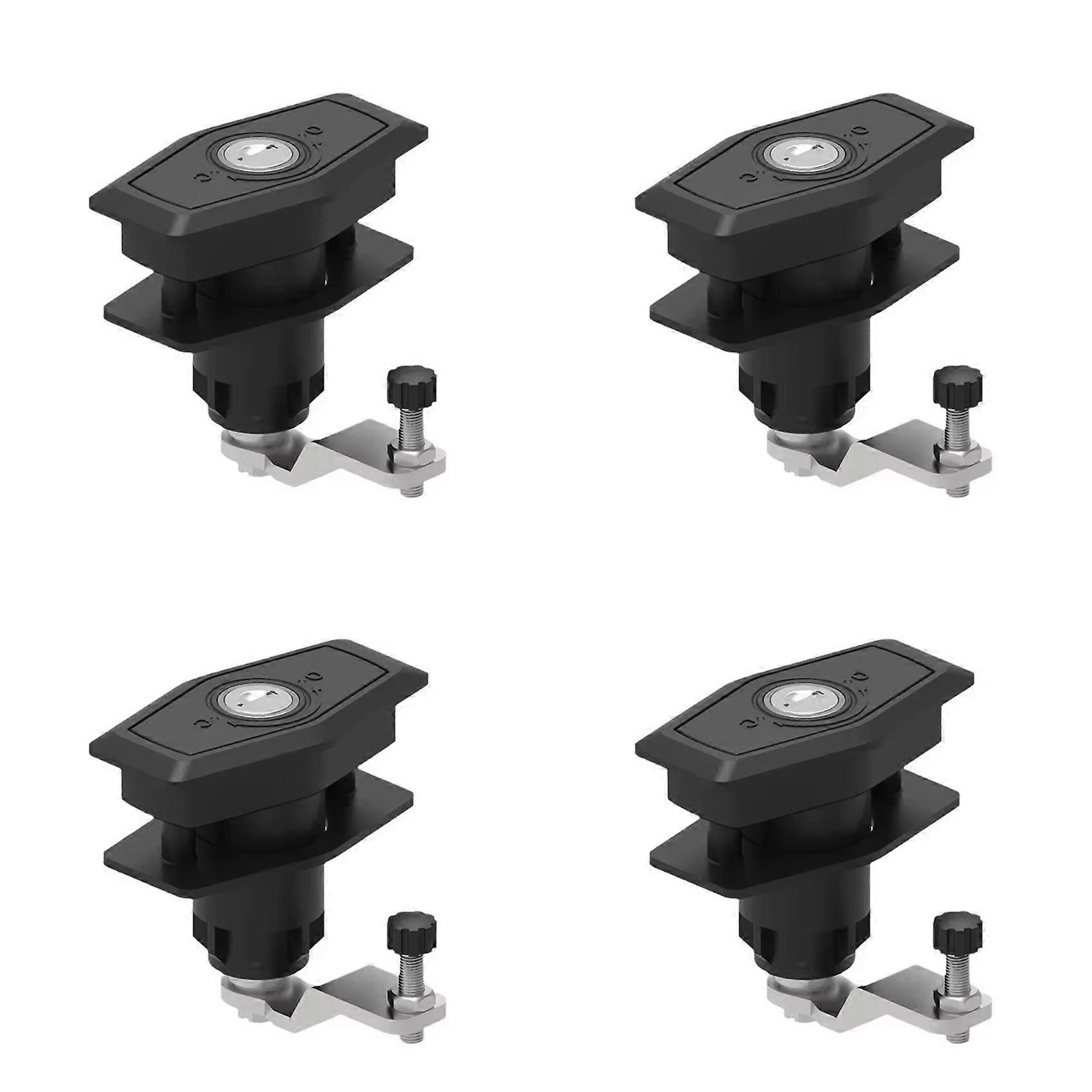 4X Compartment Door Locker PUSH Pop-Up Door Lock for Swift Elldis Caravan RV Door Lock