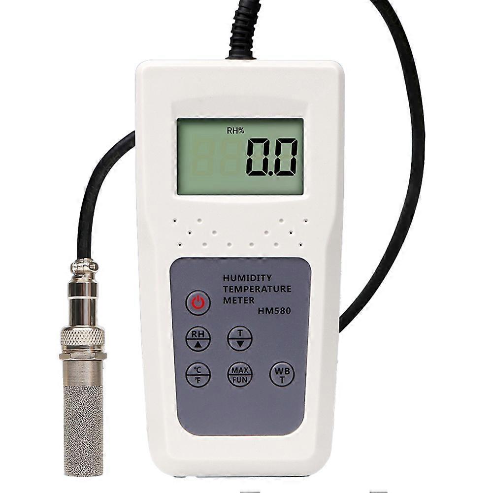 Digital Gas Temperature and Humidity Meter Gas Moisture Meter RH Temperature Measuring Instrument LCD Display