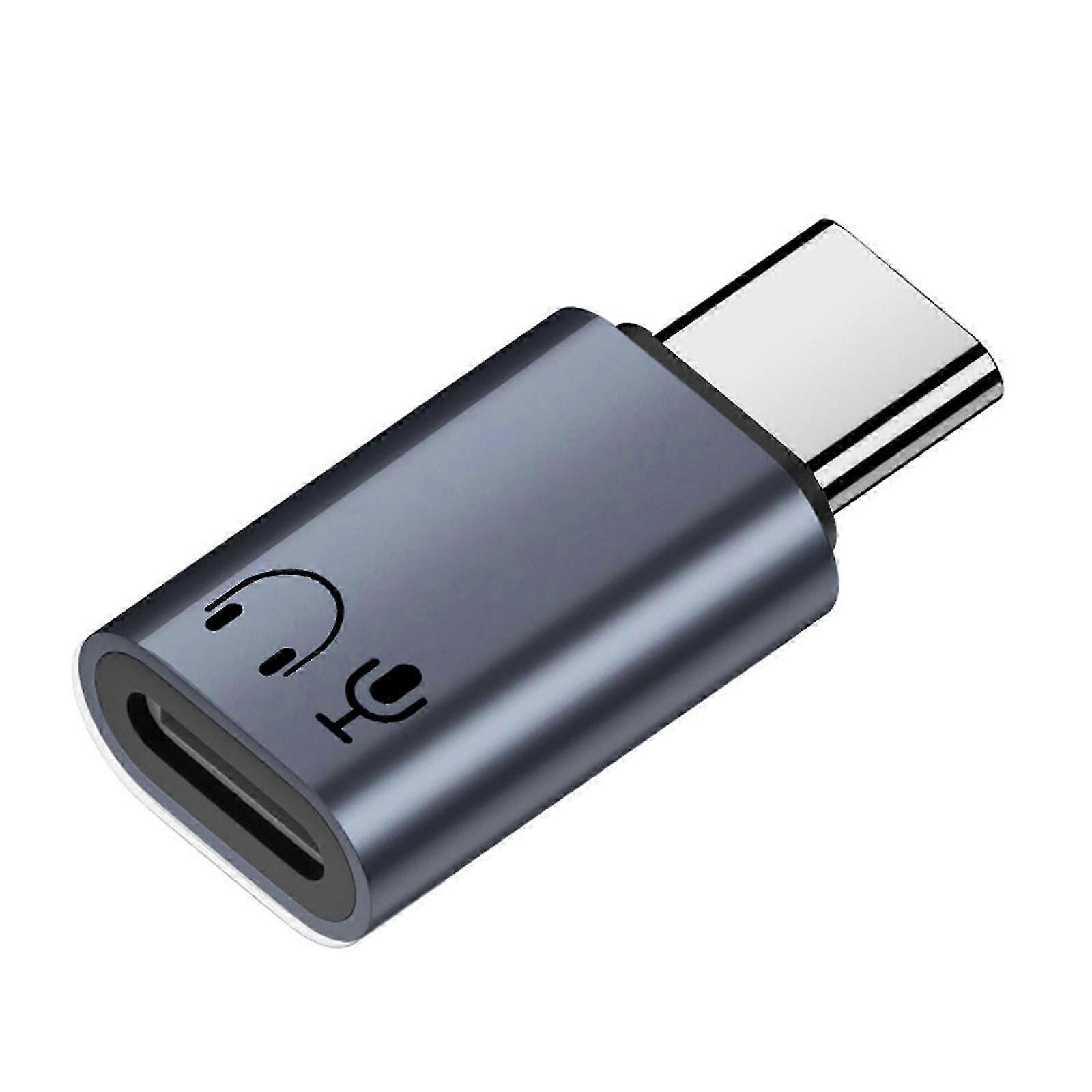 Lightn To USB C Headphone Audios Adapter For Phone 15 16 Data Transfer Earphone Converters Call Audios Connectors White