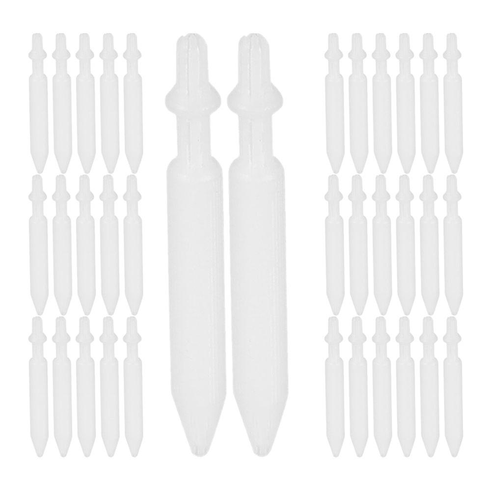 Acrylic Marker Pen Replacement Tips for Drawing Writing 50Pcs White Nylon
