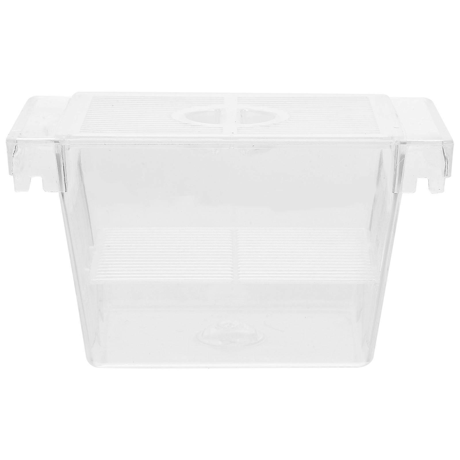 Aquarium Breeding Tank Plastic Fish Isolation Box Nursery 4Pcs
