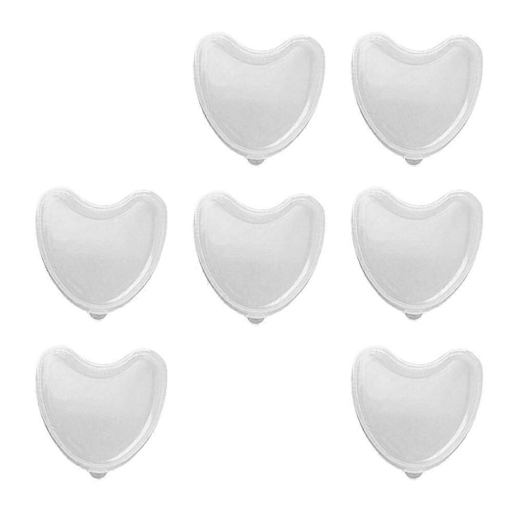 Durable White PP Case for Storage Use Simple Design with Smooth Surface 7 Pieces