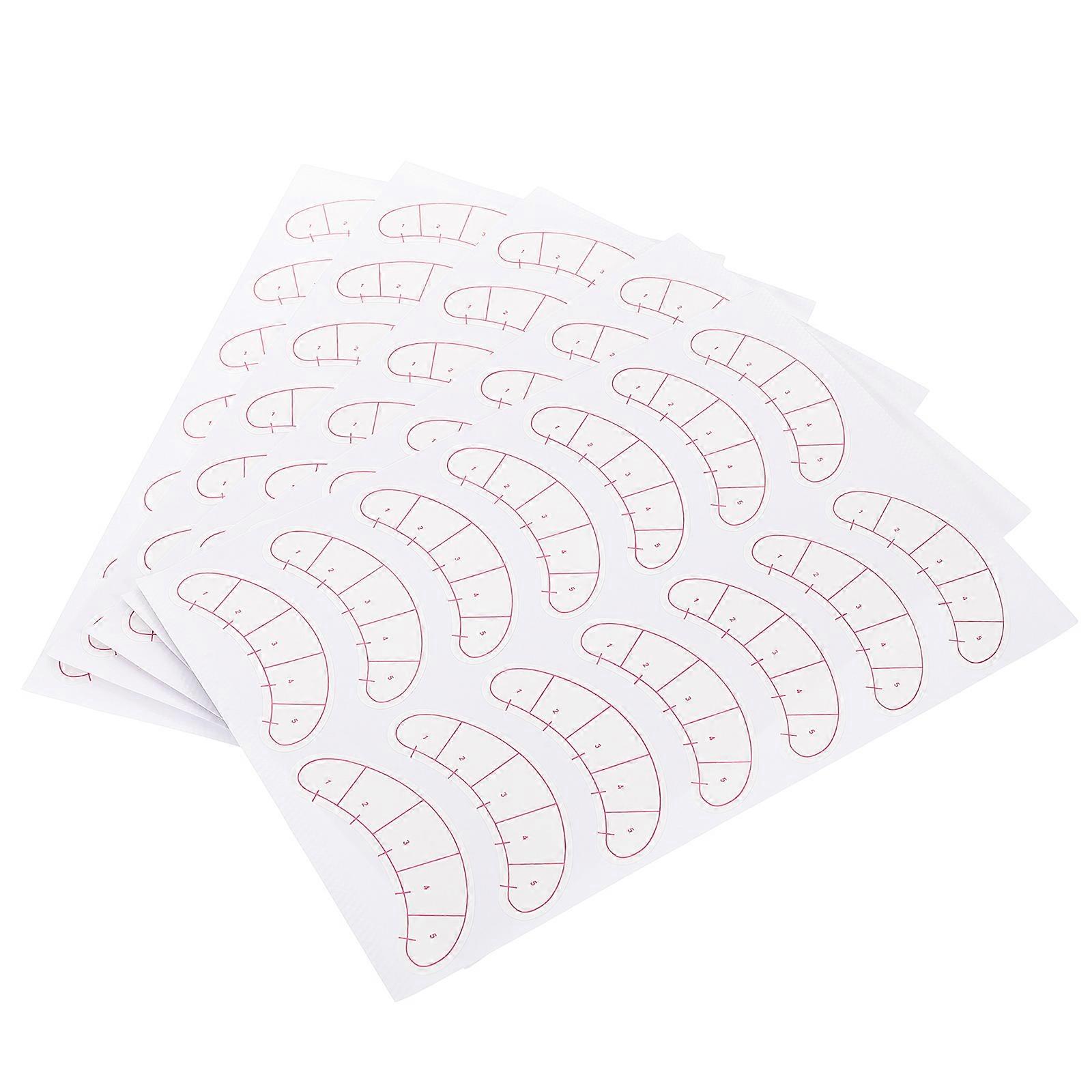 Eyelash Pad Under Eye Pads for Accurate Lash Mapping 10 Sheets