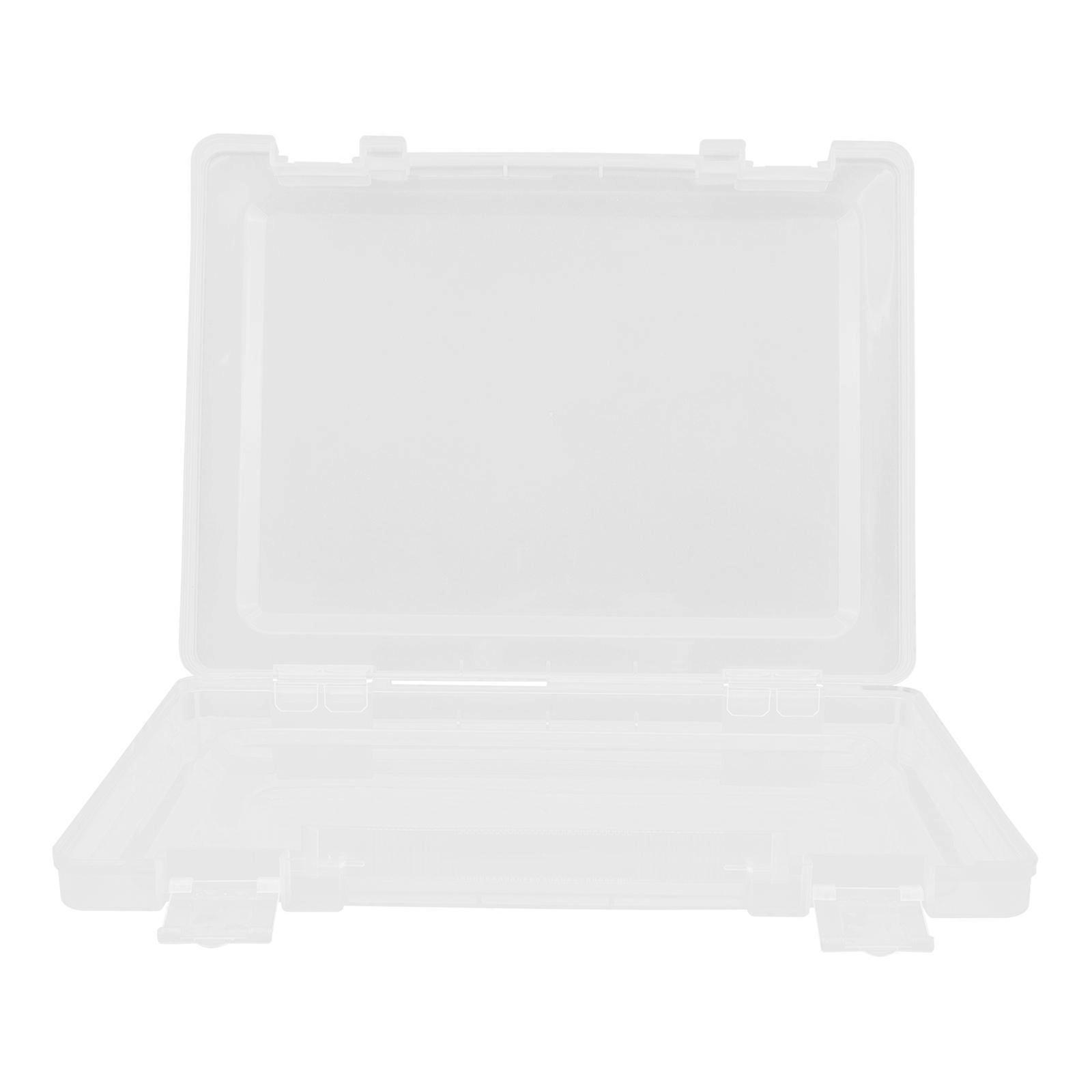 Household File Box Transparent Paper Organizer for Storage Multi-Function Document Box