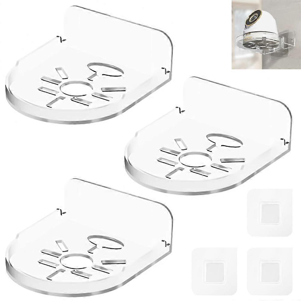 3 Pack Security Camera Wall Mount and Baby Monitor Shelf, 360° Rotation, Adjustable, Tool