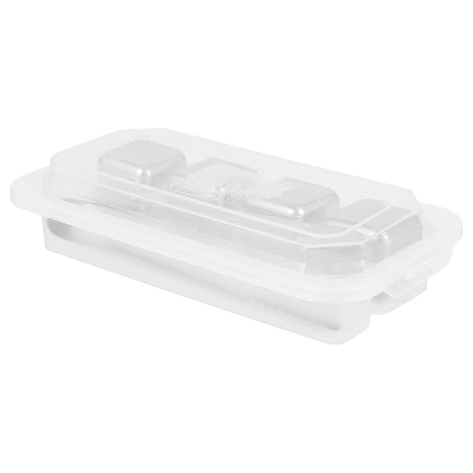 Cooling Ice Cube Reusable Stainless Steel Ice Cube with Clip 5Sets