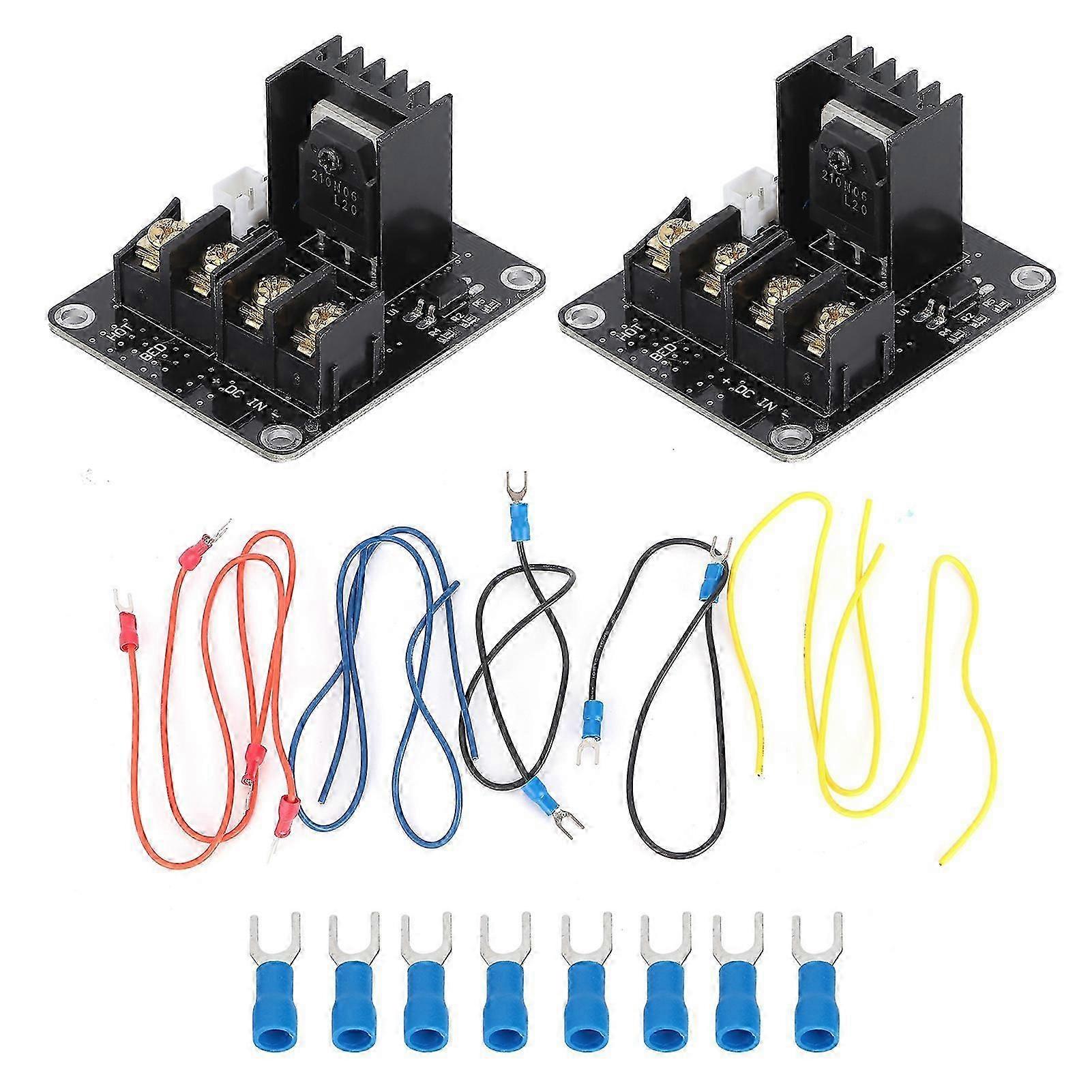 2Pcs 3D Printer Hot Bed Module MOS Tube Power Expansion Board Heating Control High Current Load