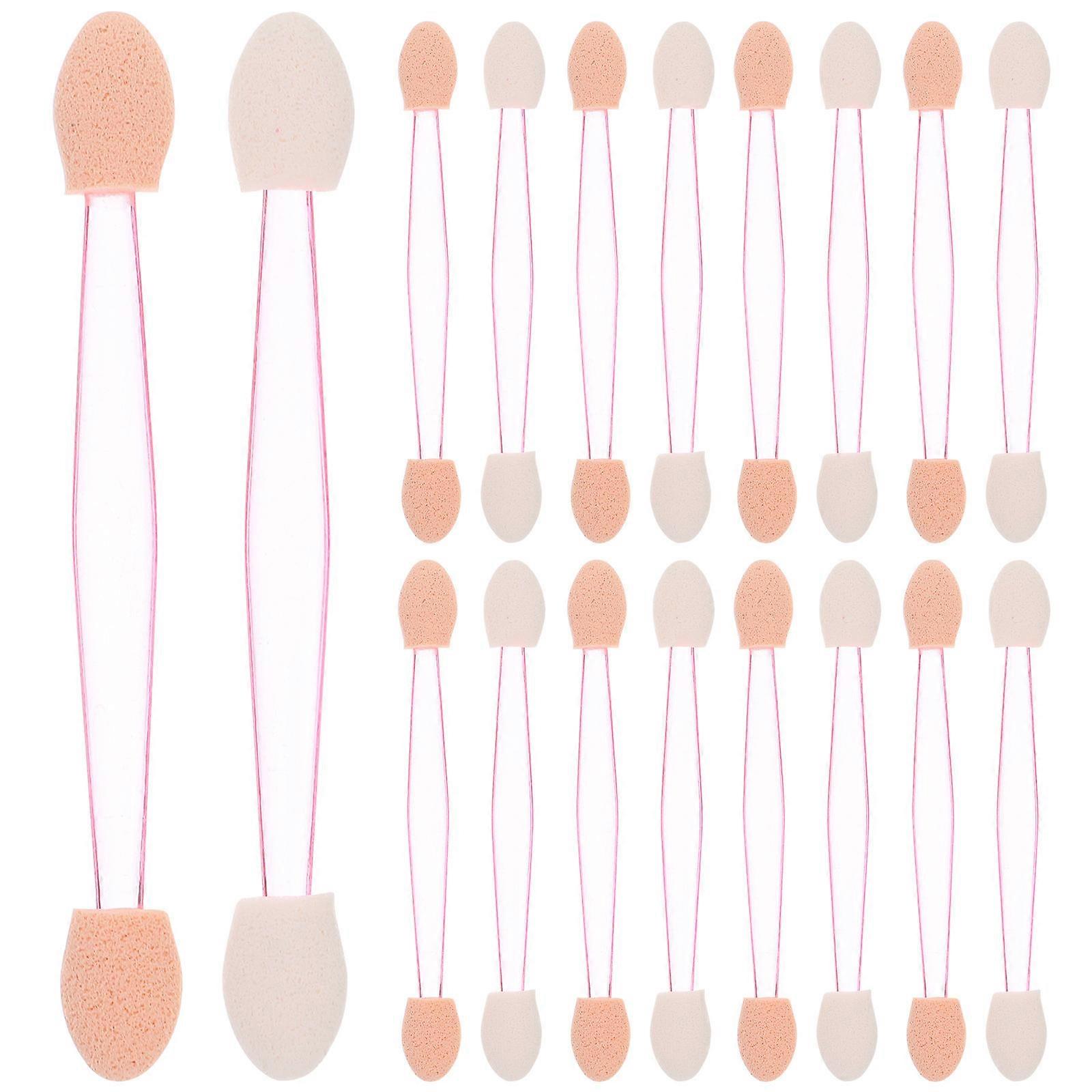 Eye Shadow Applicator Double-Ended Eye Shadow Brush for Makeup Use 1Set