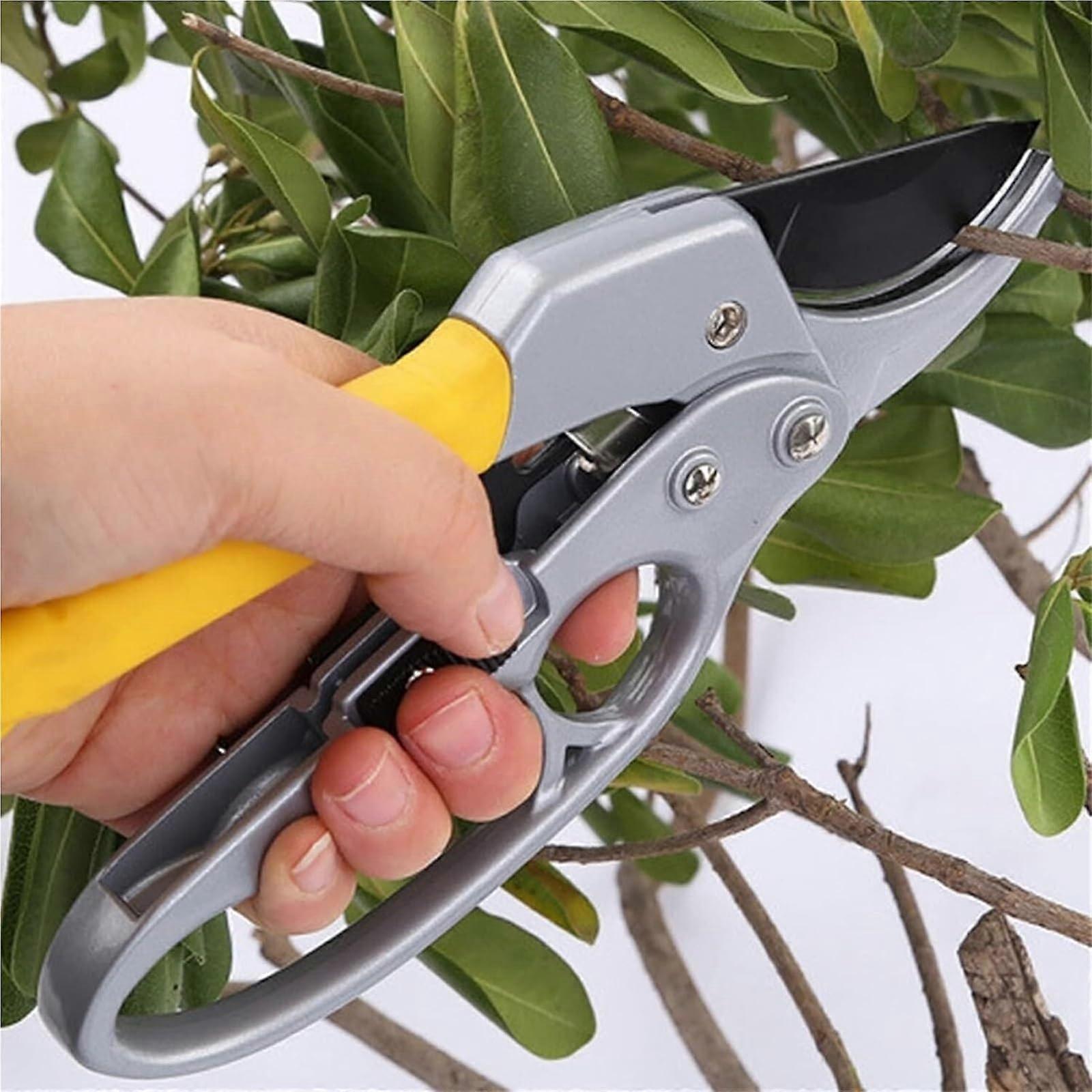 Pruning Shears with Sharp Blades, Ergonomic Garden Clippers for Thick Branches and Plant Care