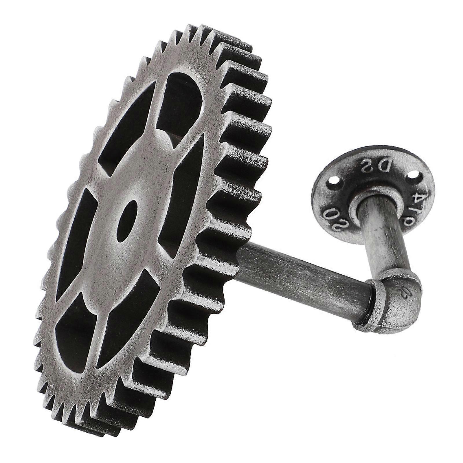 Industrial Bracket Gear Rack Wall Shelf for Storage 1Pcs Iron Material