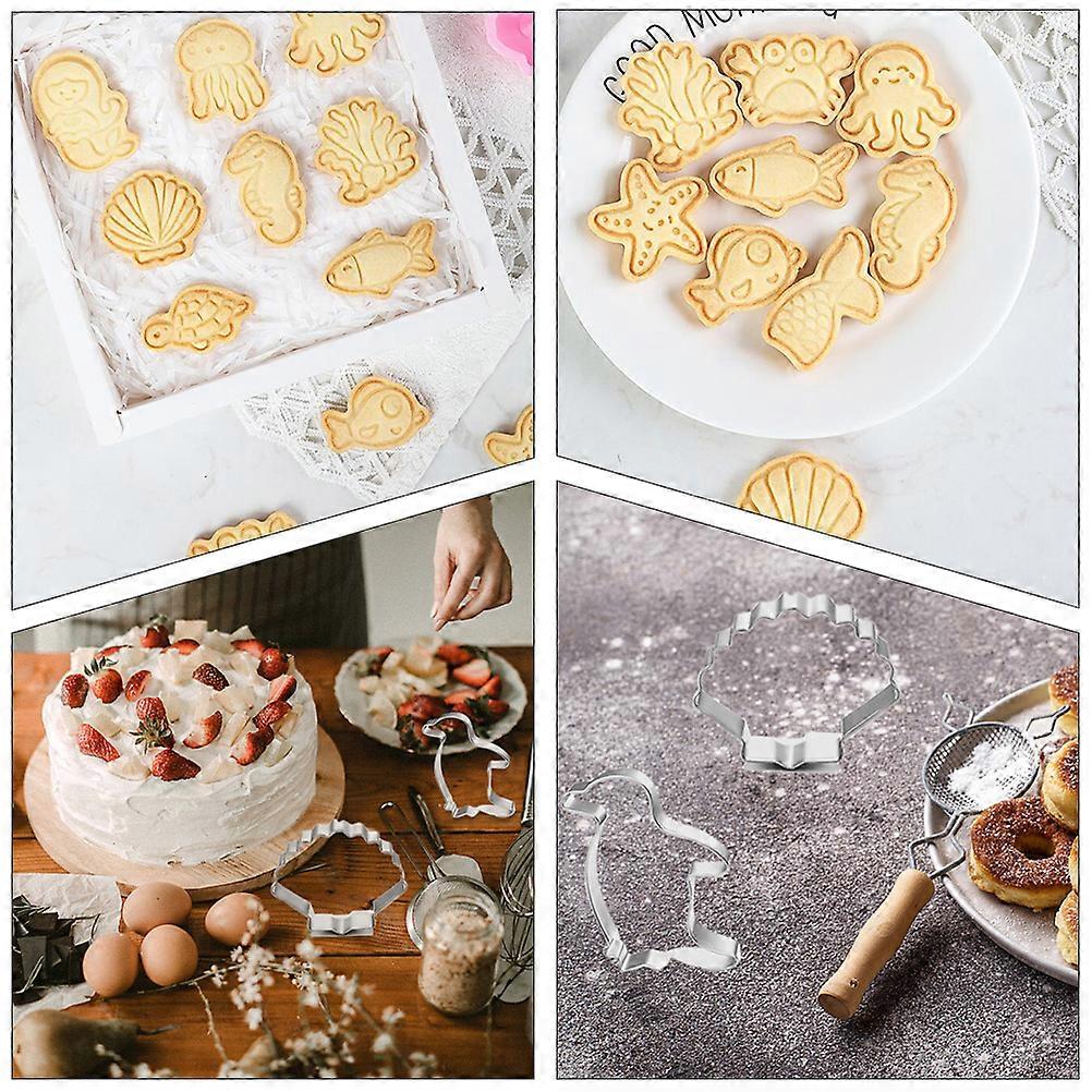 Fruit Mold Sea Creature Set for Kitchen 1Set