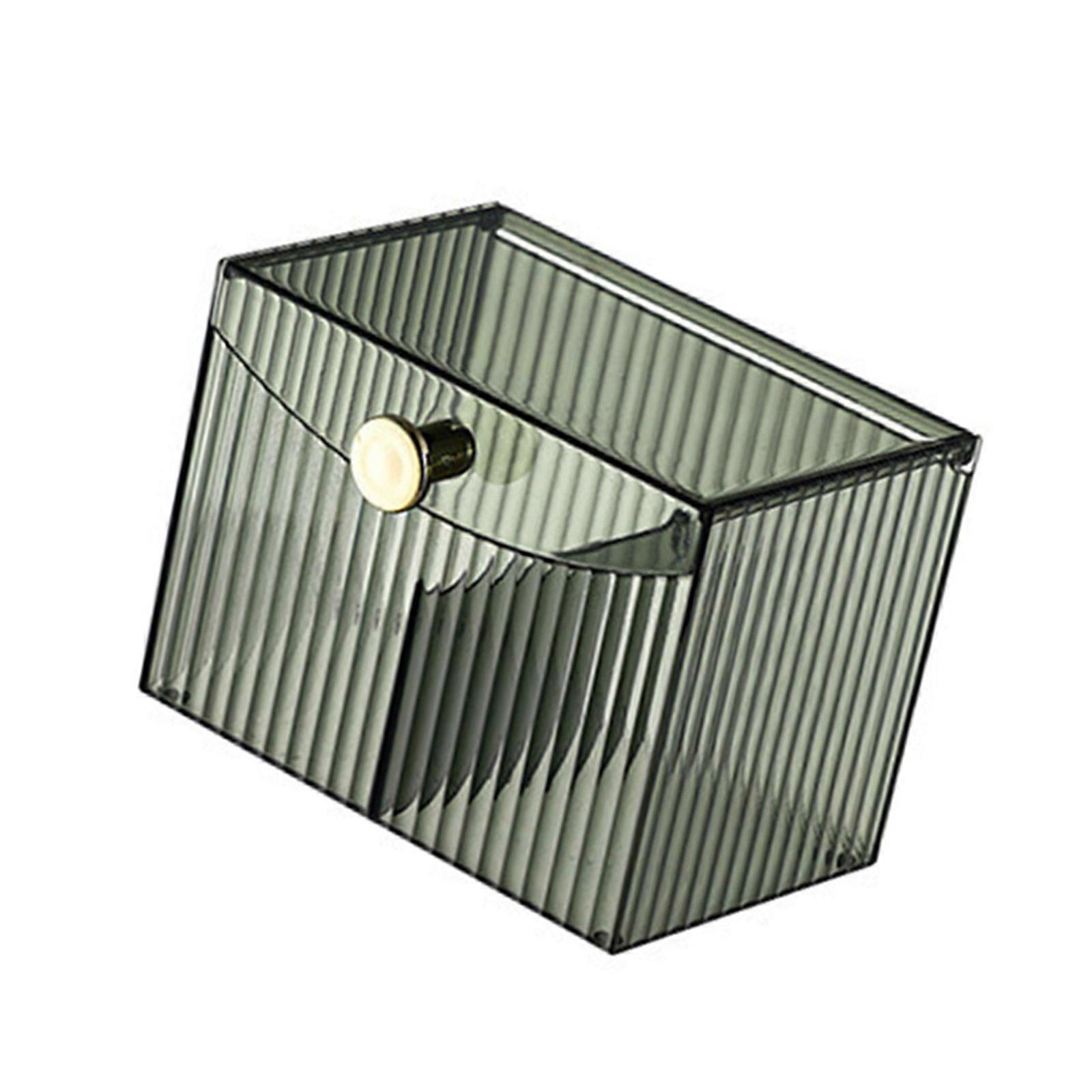 Transparent Storage Container with Multiple Sections and Sealed Lid Plastic Compartmented Cosmetics Organiser  4