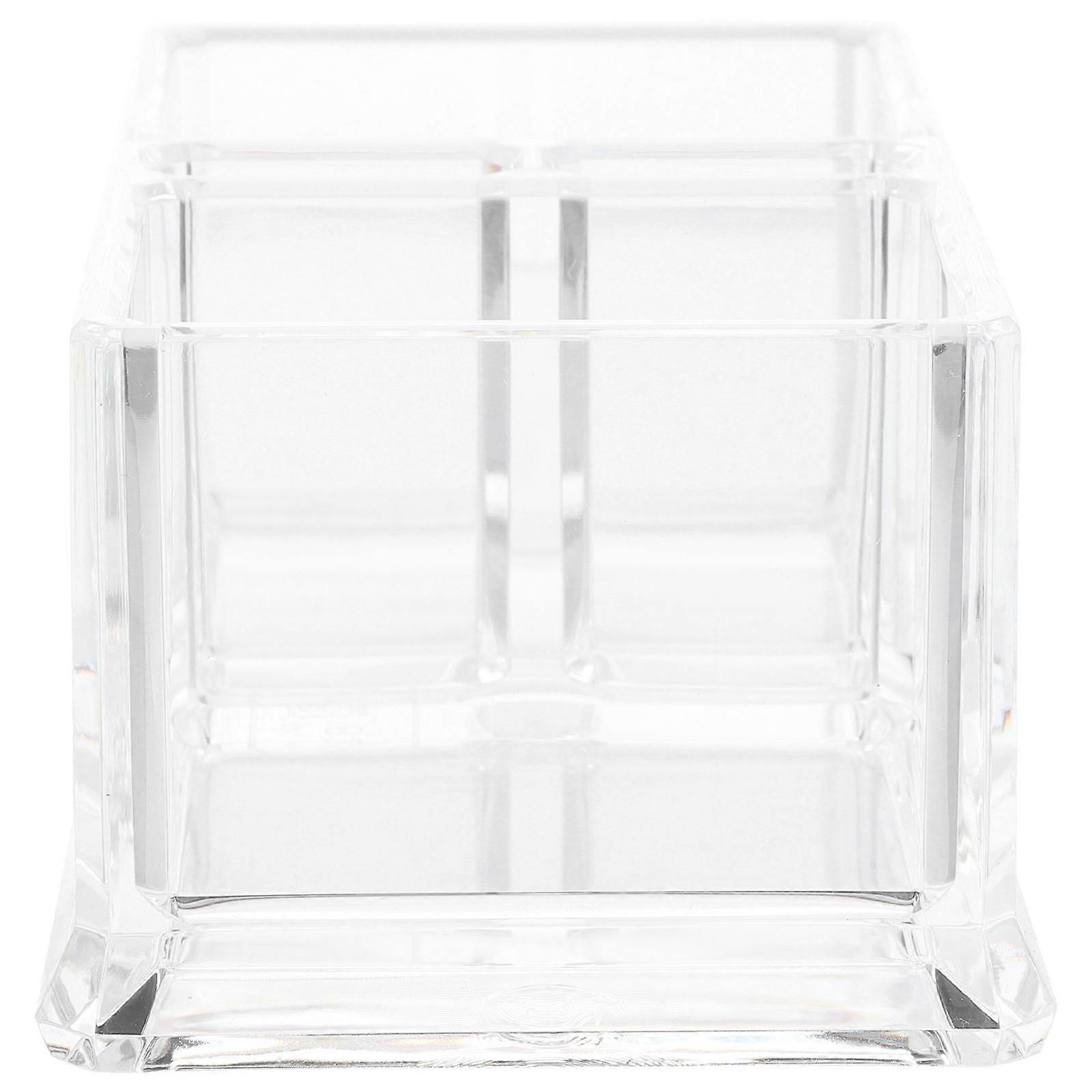 Clear Tea Holder Box for 4Pcs Coffee Bag Compartment Organizer