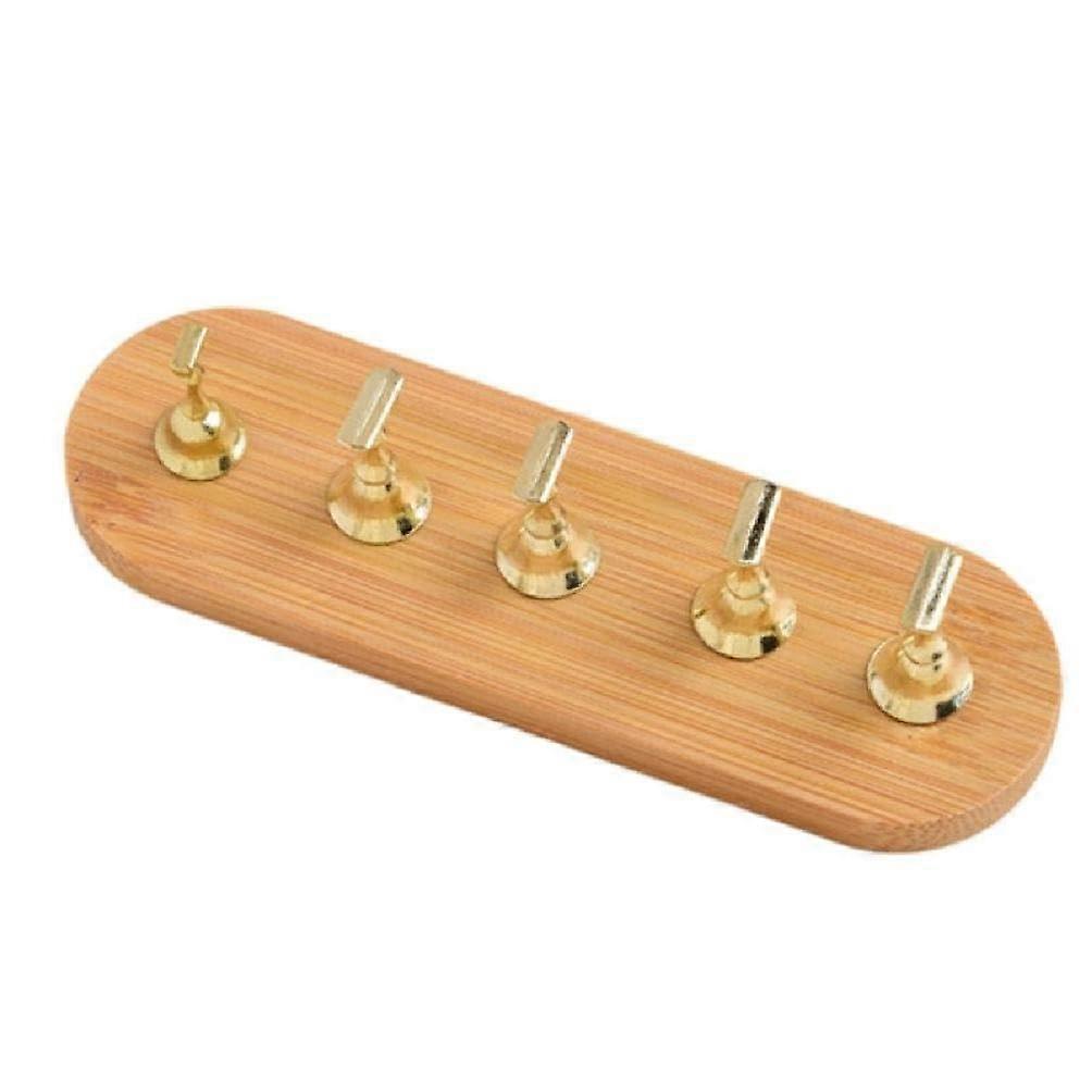 Nail Practice Stand with Magnetic Lock Base, Reusable Nail Tip Display Holder for Manicure Training