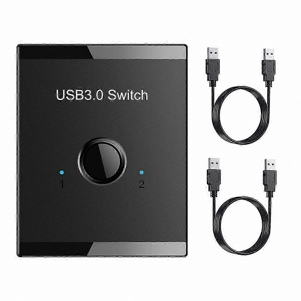 USB 3.0 Hub Switcher for Keyboard Mouse Printer Sharing with PC Connection