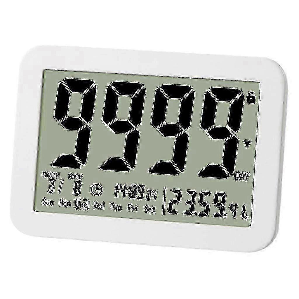 Electronic Countdown Timer Large Screen Digital Countdown 9999-Days Timer 2026