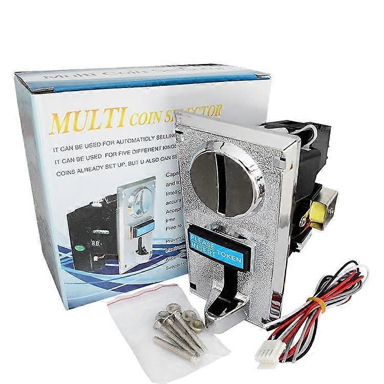 Programmable Multi Coin Acceptor with CPU Control for Arcade Games Vending and Washing Machines