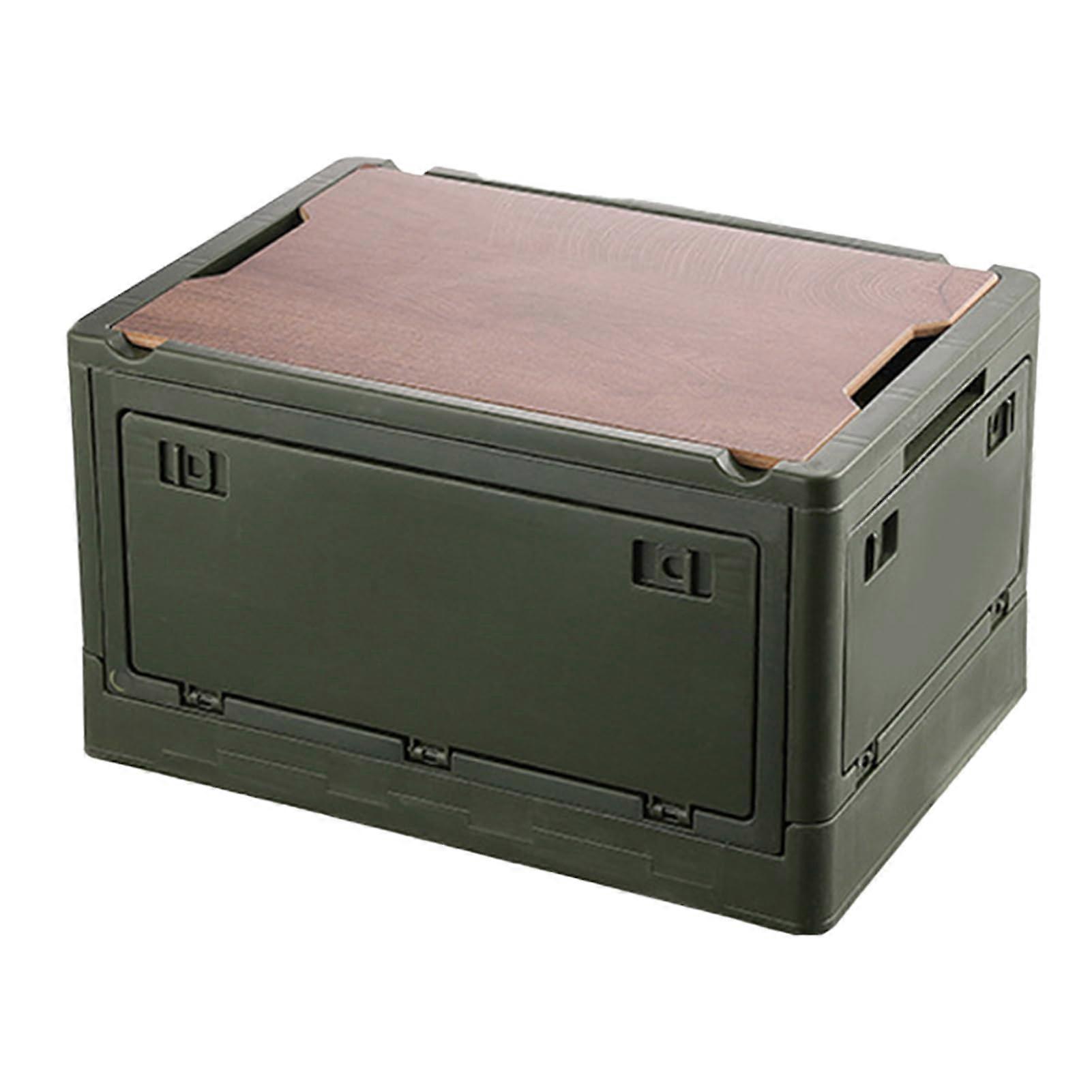 Car Trunk Organizer Foldable Large Capacity Collapsible Storage Box for Camping and Road Trips