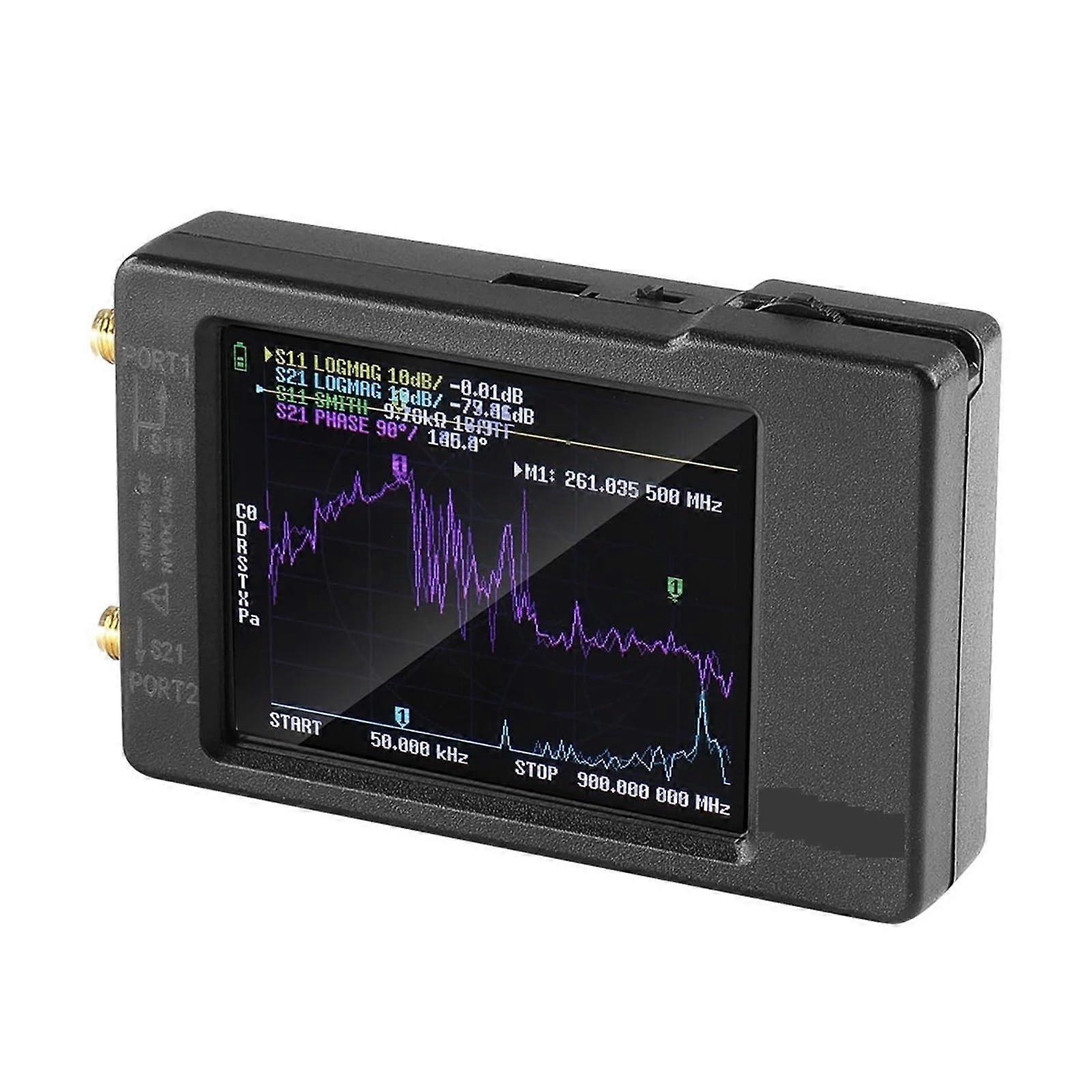Vector Network Analyzer VNAH Antenna Analyzer SWR Meter 10KHz1.5GHz HF VHF UHF with SD Card