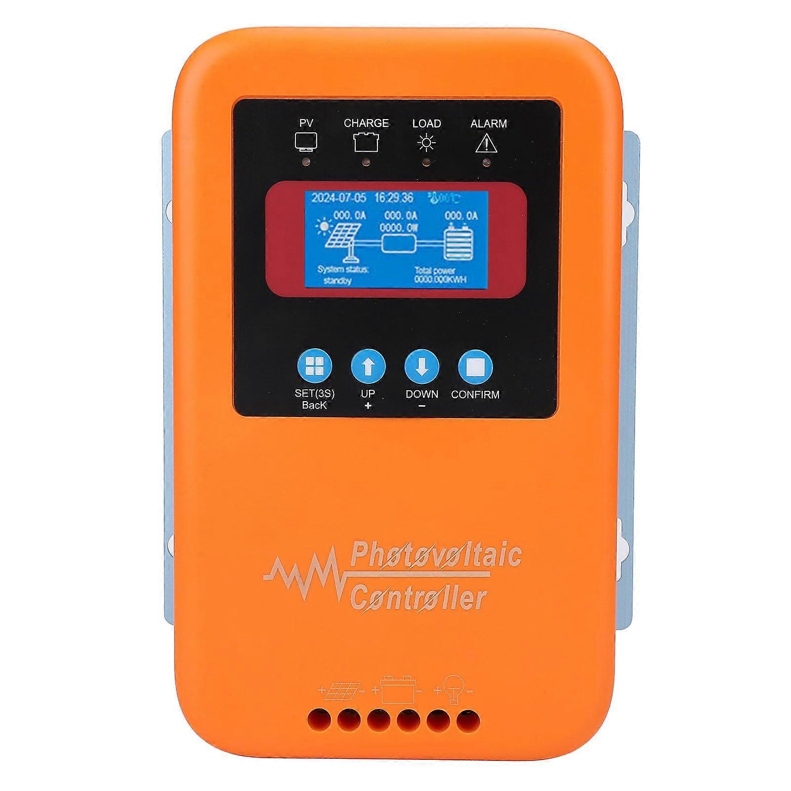 80A MPPT Solar Charge Controller 12V96V with LCD  Efficiency for RV Boat OffGrid Power