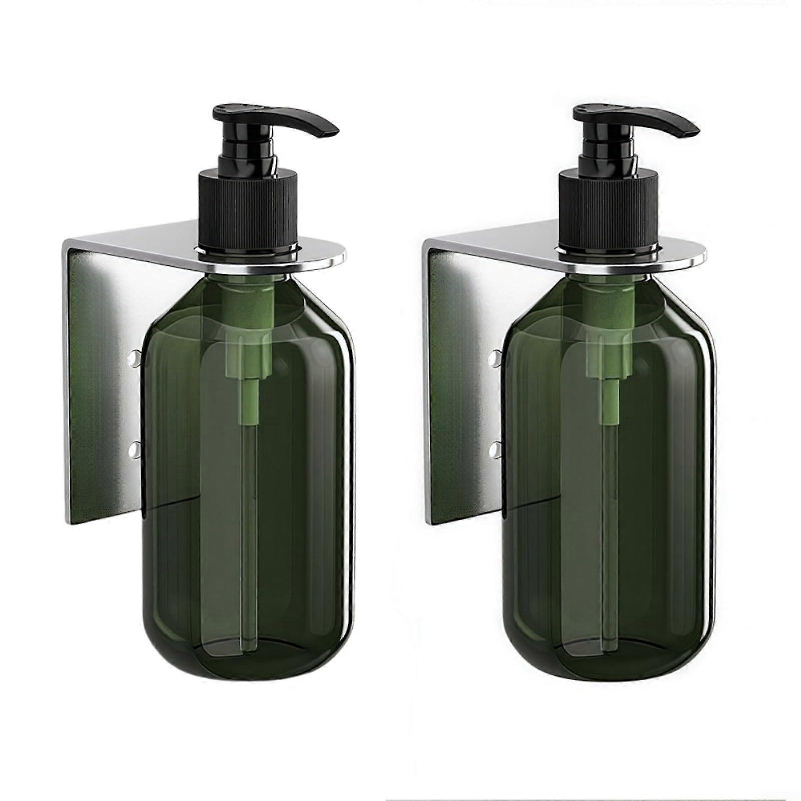 Wall Mounted Soap Dispenser 300ml with Adjustable Output, Refillable for Bathroom and Kitchen, 2PCS
