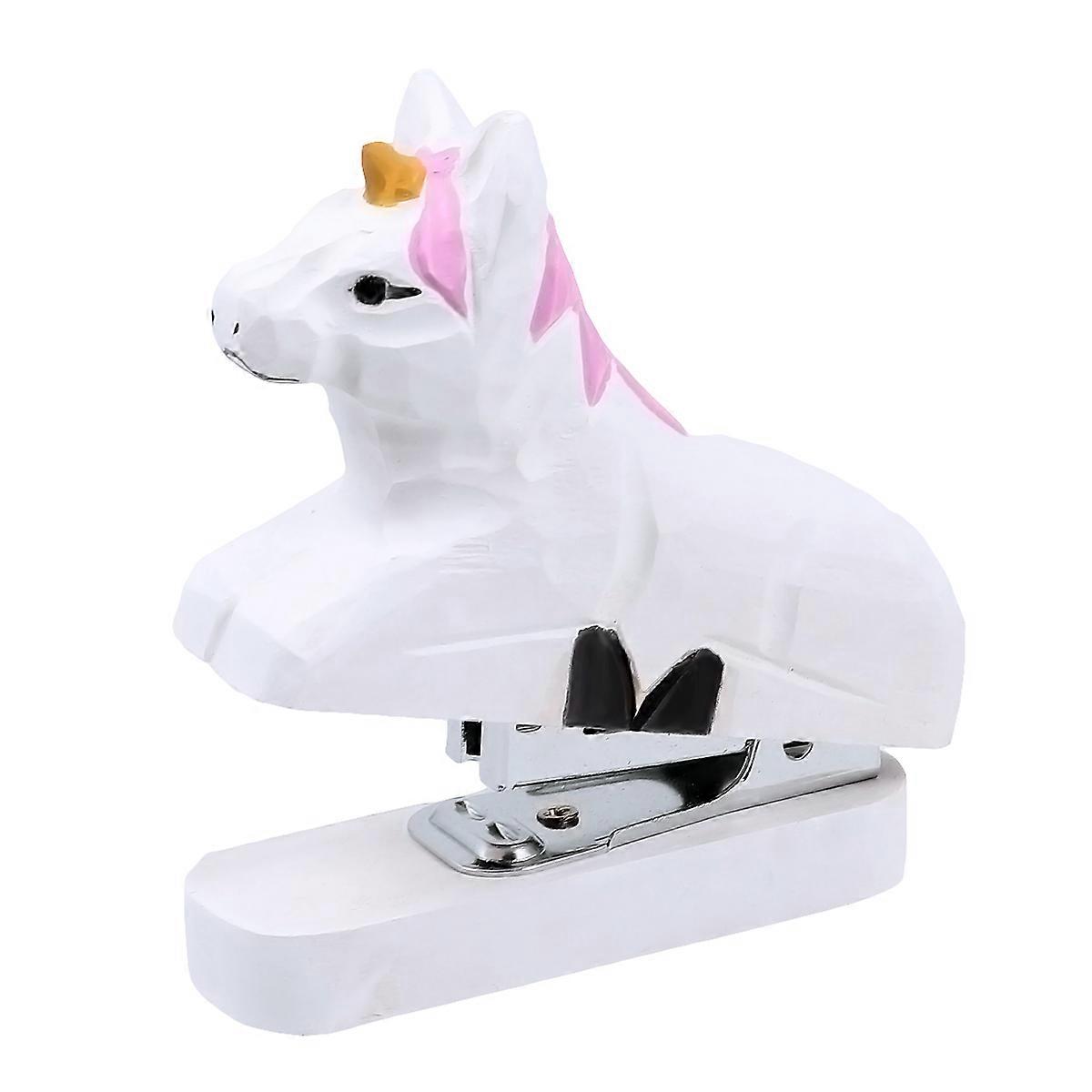 Wooden Portable Stapler for Stapling Mini Shape Stationery