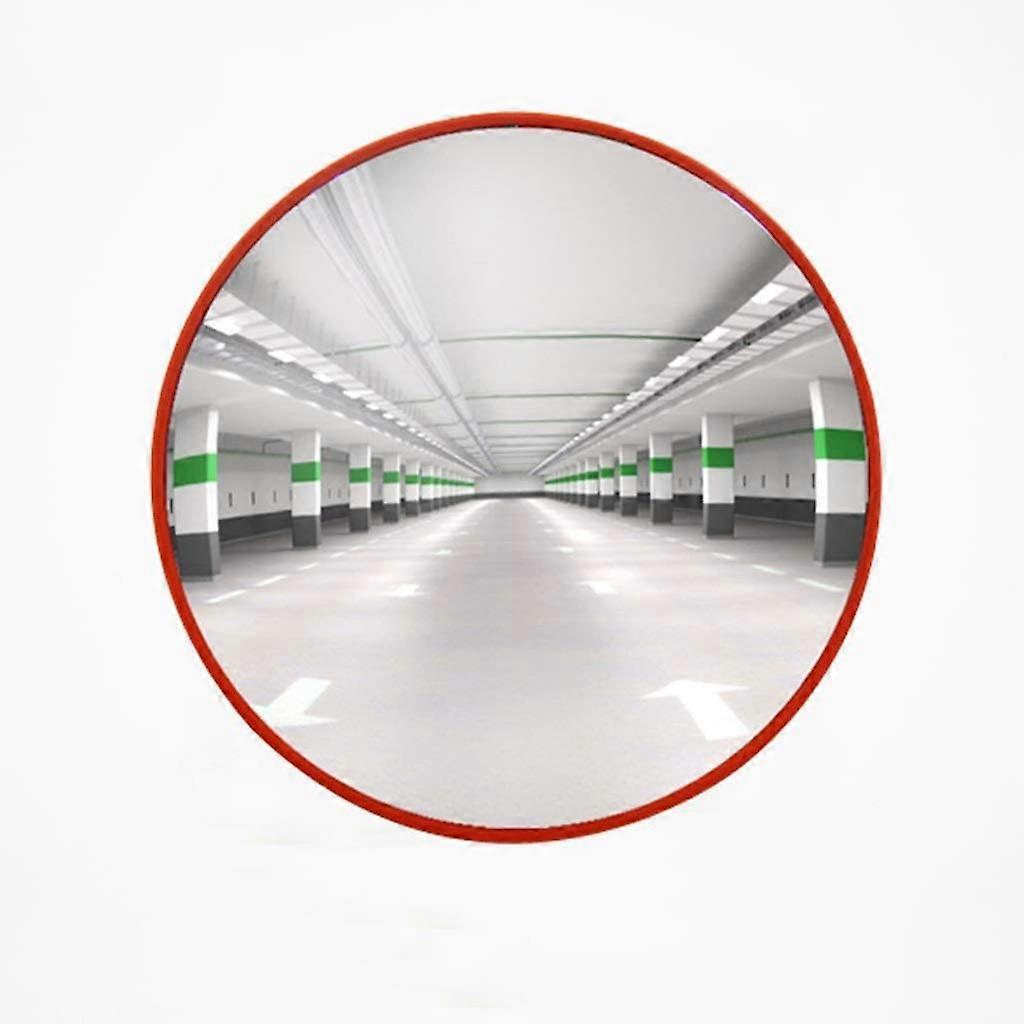 80cm Round Convex Safety Mirror with Wide Angle View for Road and  Security, Wall Mount