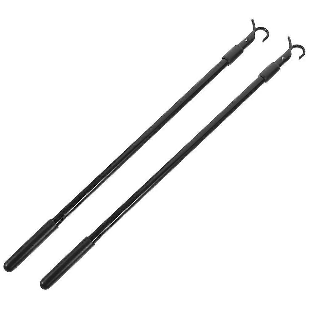 2pcs Curtain Pull Wand Adjustable Drapery Pull Rod Curtain Pull Wand Curtain Accessory