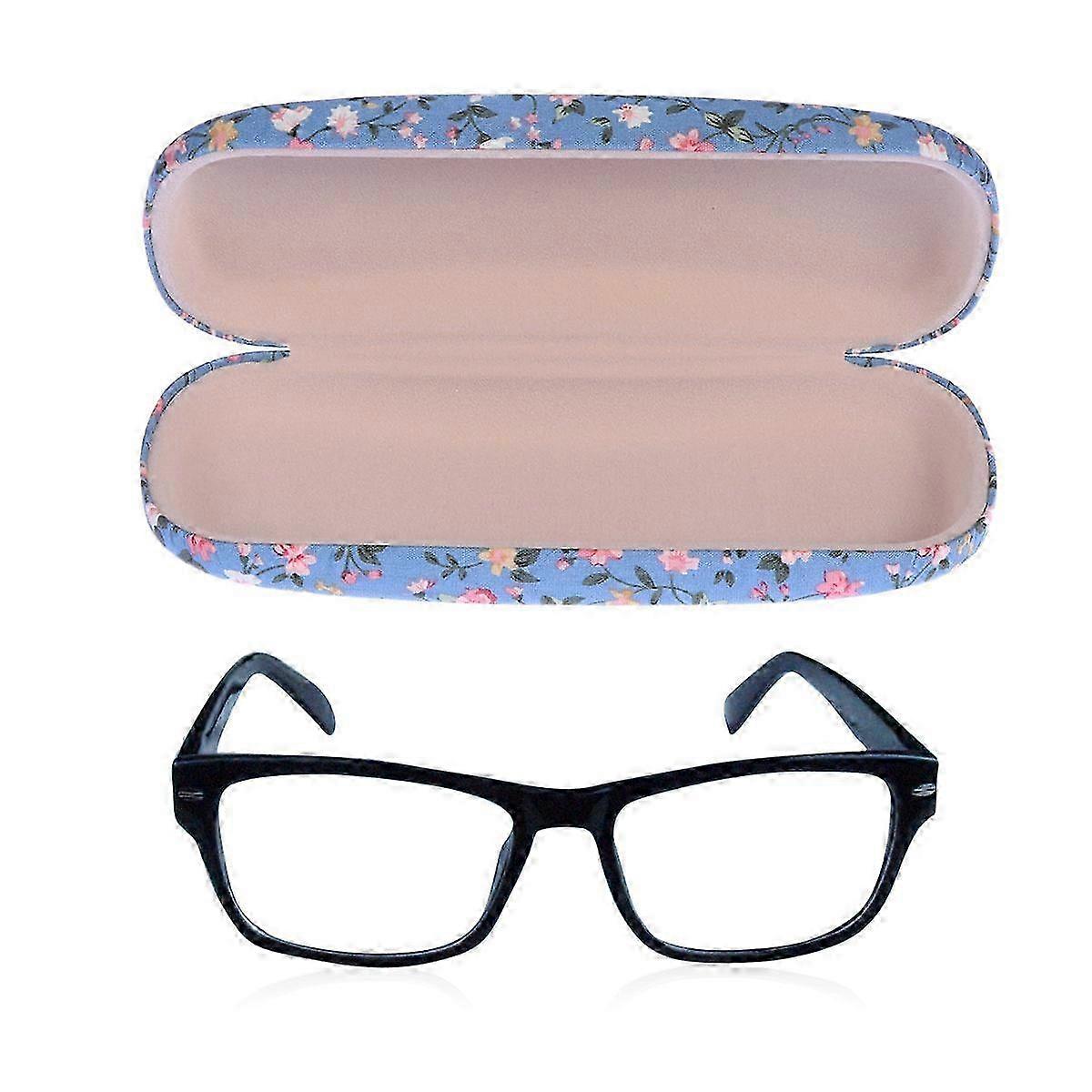 Protect Eyeglasses Hard Case Rectangular Design Daily Use Bend Resistant 1Set