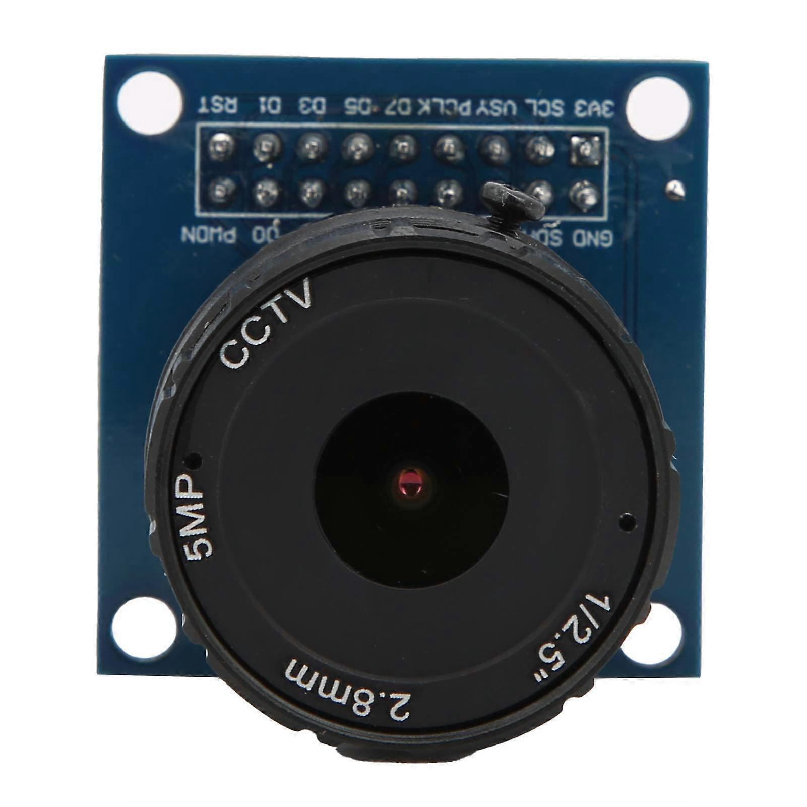 5MP OV7670 Camera Module Definition Imaging Adjustable Macro CS Metal Mount for Arduino