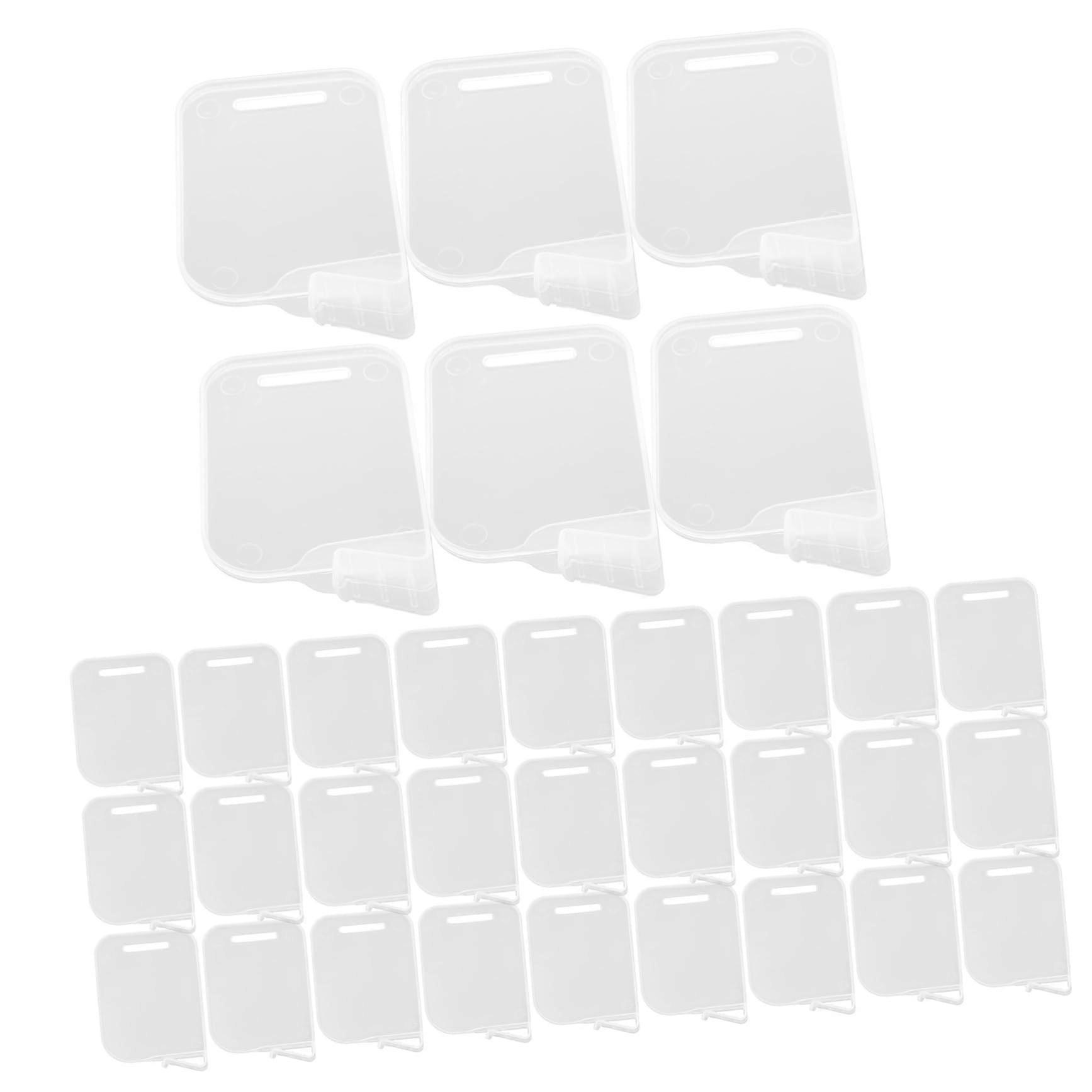 40pcs Fridge Organizer Plastic Dividers for Clutter Refrigerator Door and Freezer