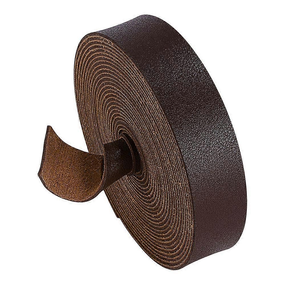 Imitation Leather Ribbon Coconut Brown 25x1.6mm