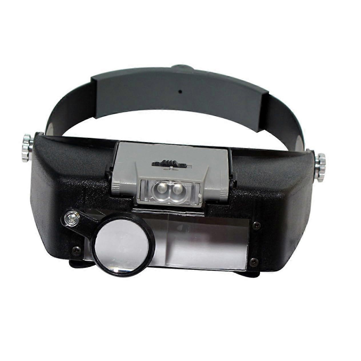 LED Head Mounted Magnifier with Adjustable Light for Watch  and Precision Tasks
