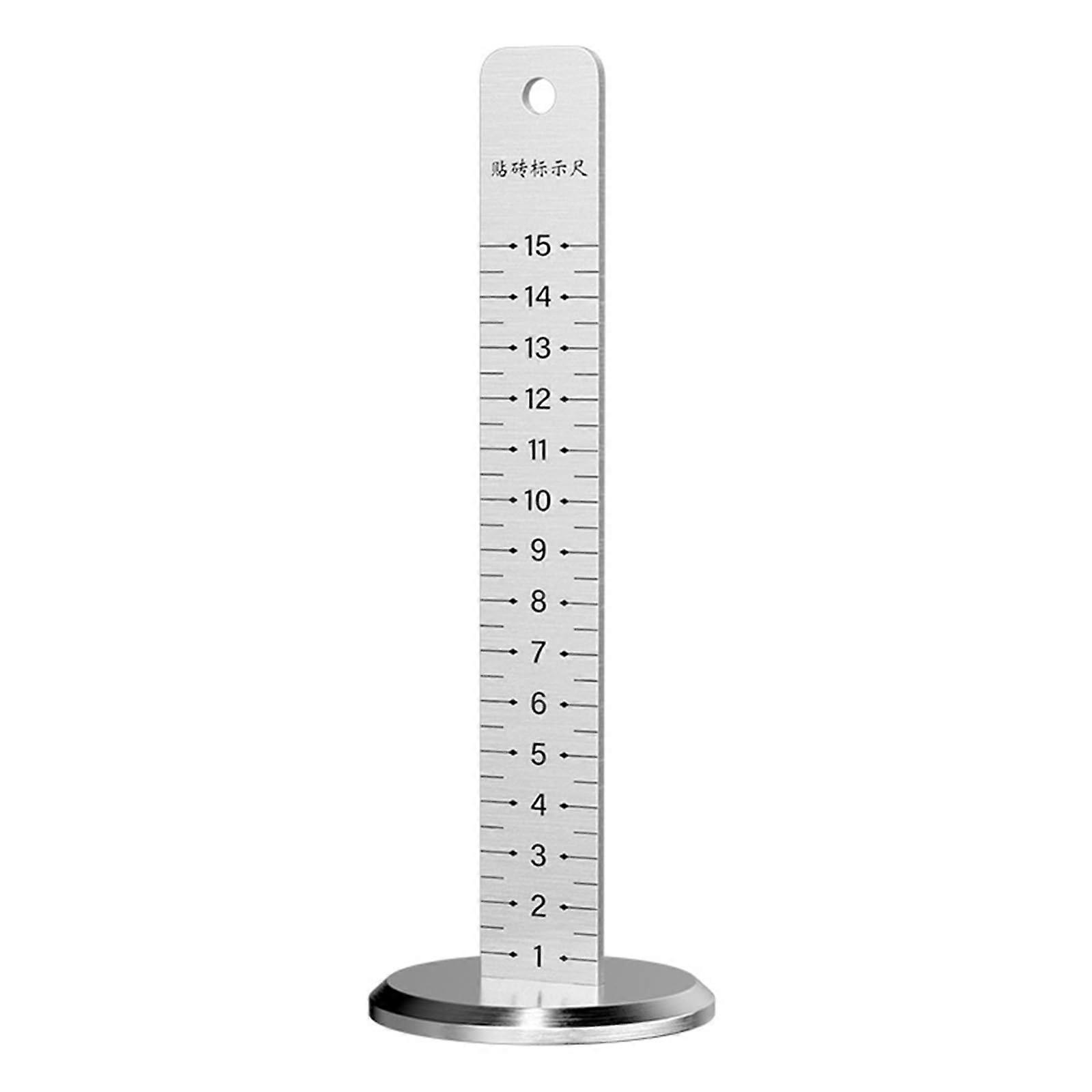 Stainless Steel Tile Leveling Ruler for Precise Equal Height Floor and Wall Tile Installation