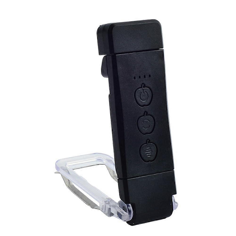 LED Book Light USB Rechargeable Clip On Reading Lamp with 3 Lighting Modes Foldable Design