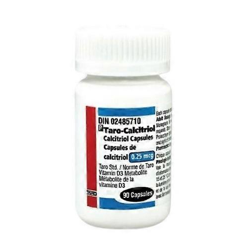 Taro Calcitriol,0.25 Mcg,90 Caps