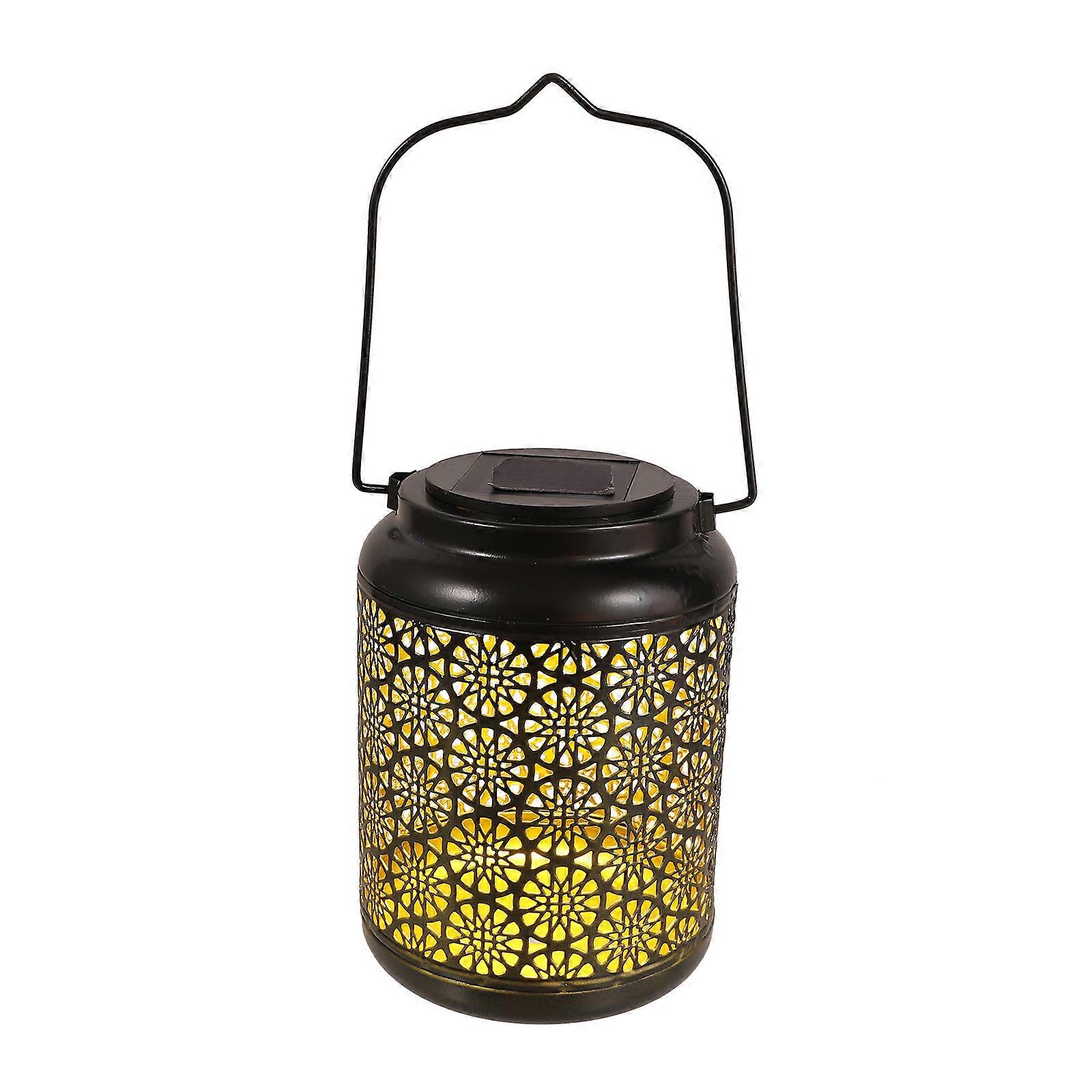 Solar Outdoor Lantern Garden Light for Decoration Durable Iron Material