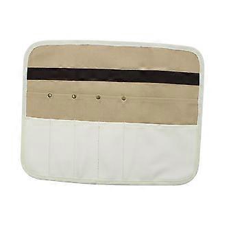 Camping Utensil Organizer with MultiPocket Design and Magnetic Closure, Travel Canvas Storage Bag
