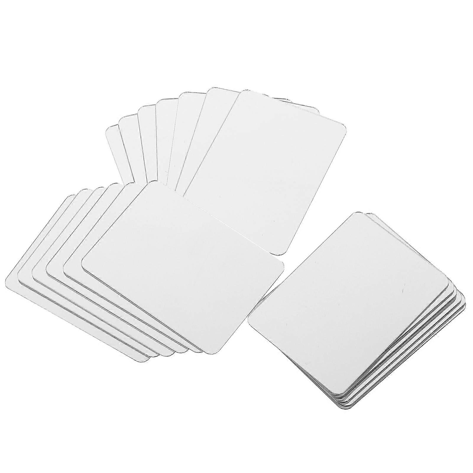 Soft Acrylic Experiment Mirror Tiles for Crafts 20Pcs Mini Square Pieces
