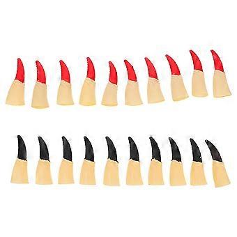 Halloween-Fingernägel, künstliche Fingernägel mit Krallen, 20 Stück