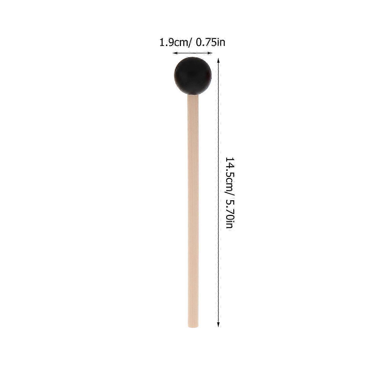 Assorted Color Wooden Drum Mallets compatible Playing 3Pairs Durable Instruments