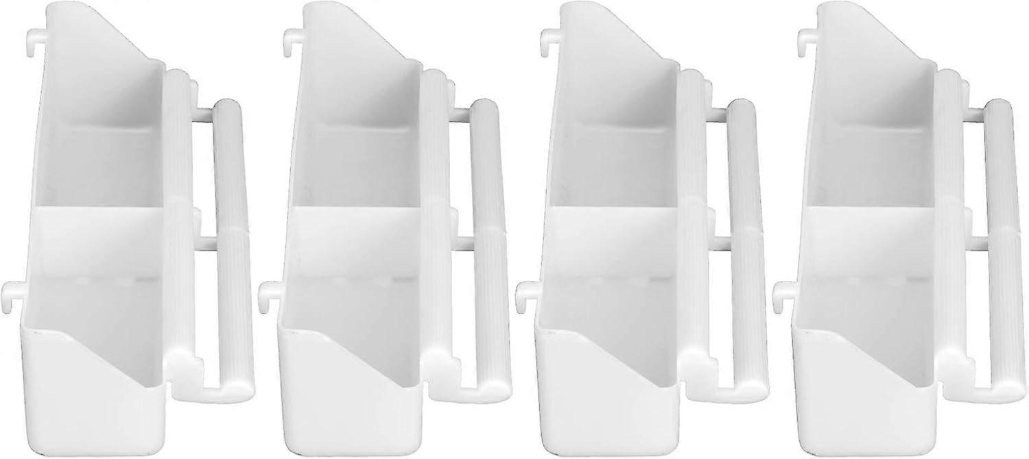 4-piece durable plastic hanging bird feeder set
